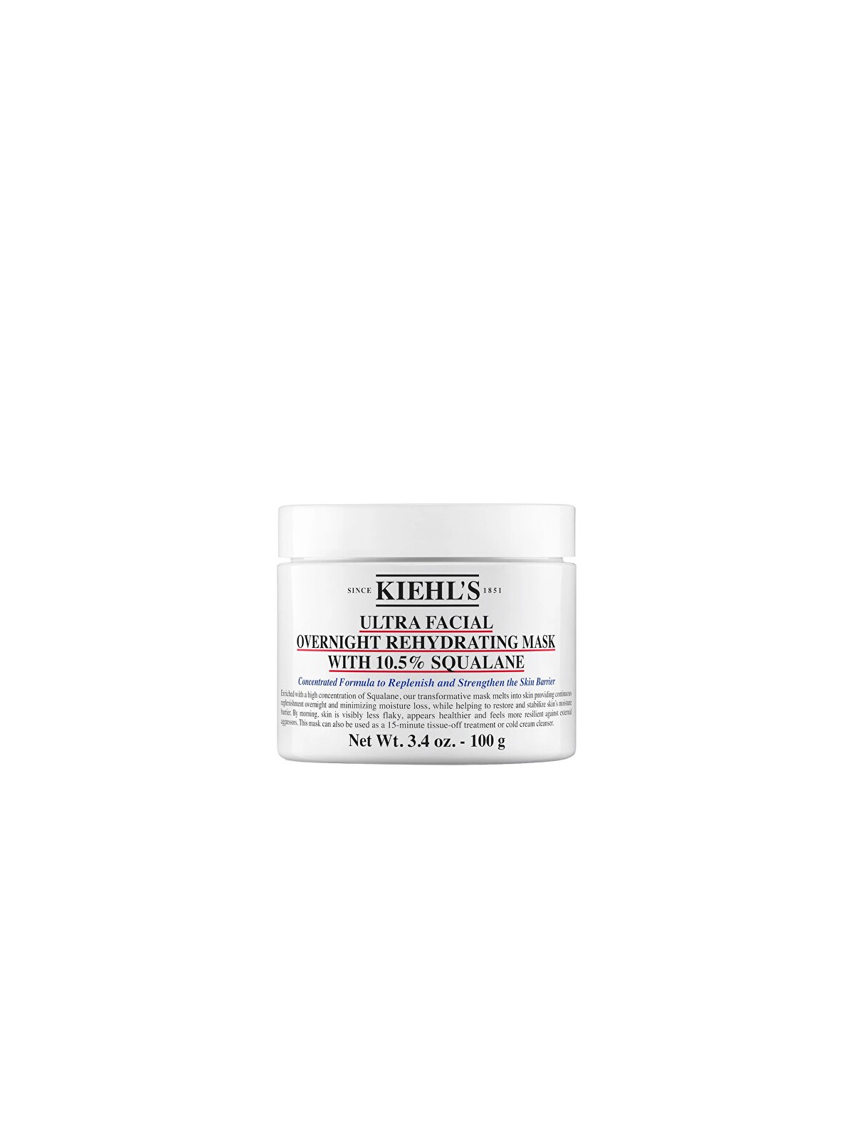 Kiehl's Ultra Facial Overnight Face Mask 100g acquista 