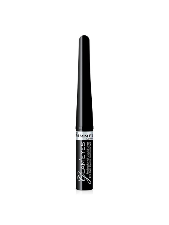 Rimmel London GLAMEYES PROFESSIONAL eyeliner liquido 001 nero donna