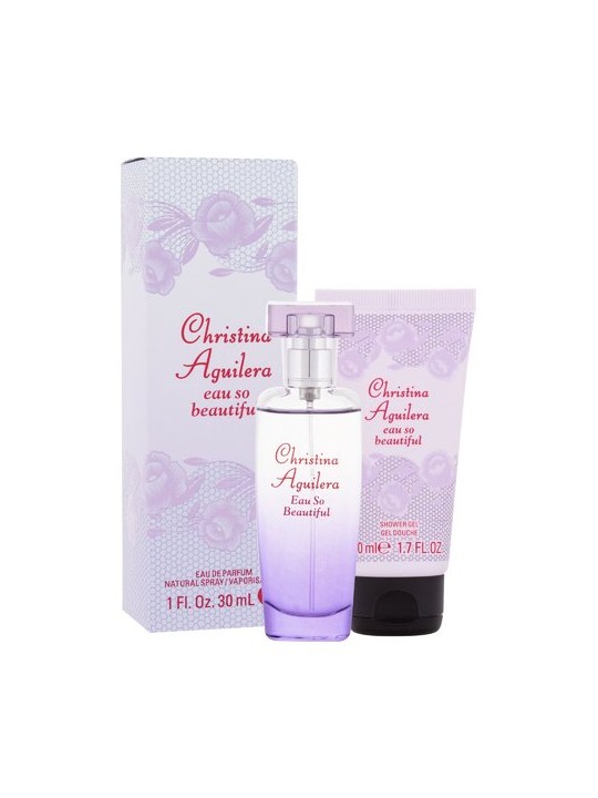 Christina Aguilera Eau So Beautiful Drkov sada Eau de Parfum 30