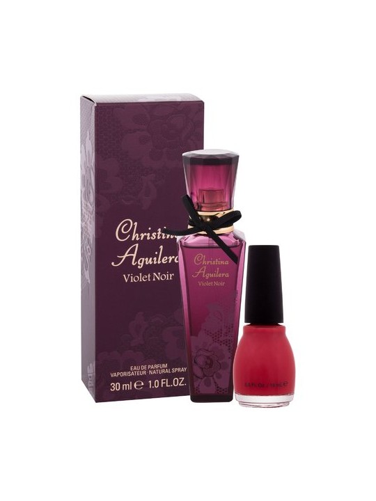 Christina Aguilera Violet Noir Drkov sada Eau de Parfum 30 ml a