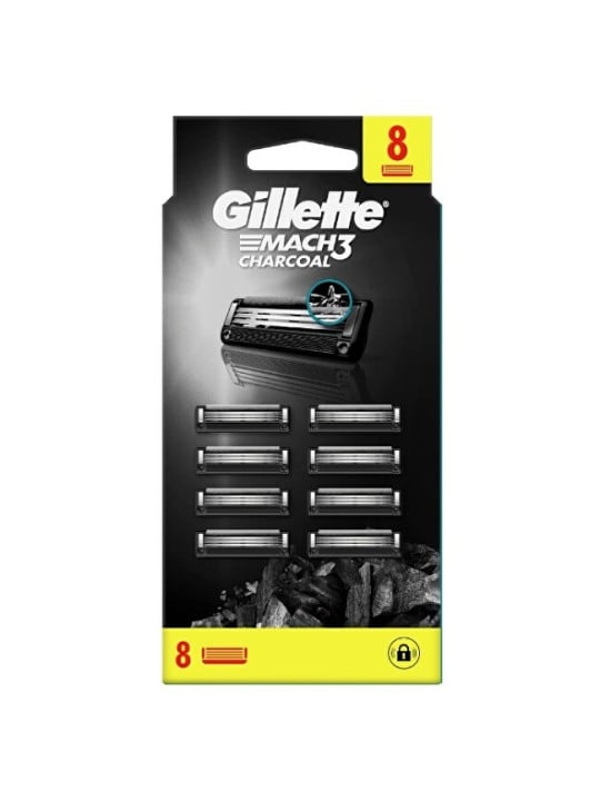 Gillette Carbon Mach3 Replacement Head for men 5 unit