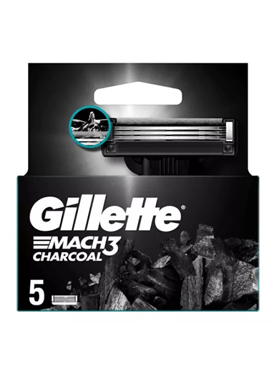Gillette Carbon Mach3 Replacement Head for men 5 unit