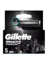Gillette Carbon Mach3 Replacement Head for men 5 unit