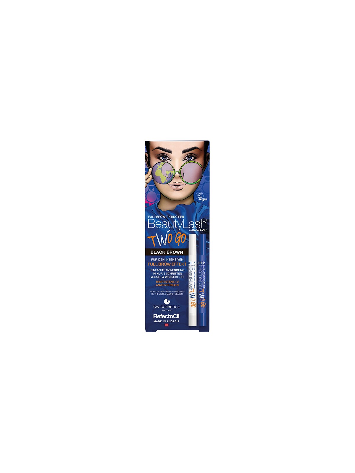 Refectocil Colore sopracciglia Two Go donna Black Brown