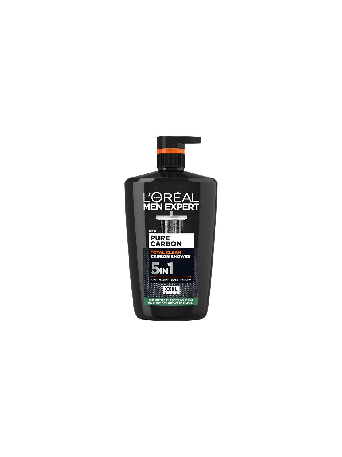 L'Orï¿½ï¿½al Doccia Men Expert Pure Carbon Totan Clean Carbon uomo 1000ml