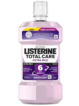 Collutorio Listerine Total Care Extra Delicato Menta 500ml donna