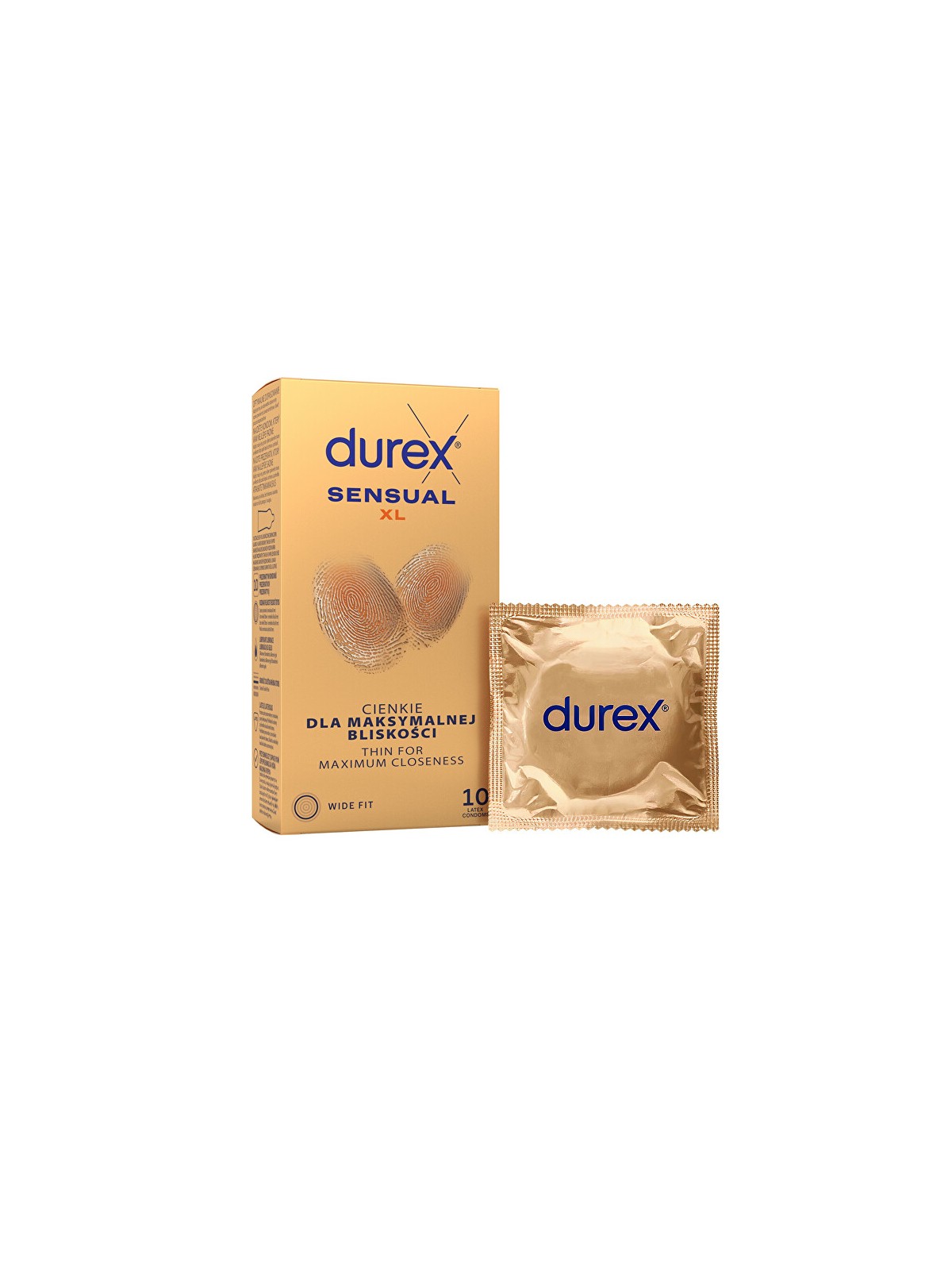 Durex Preservativi Sensual XL - Variante: 10 pezzi unisex