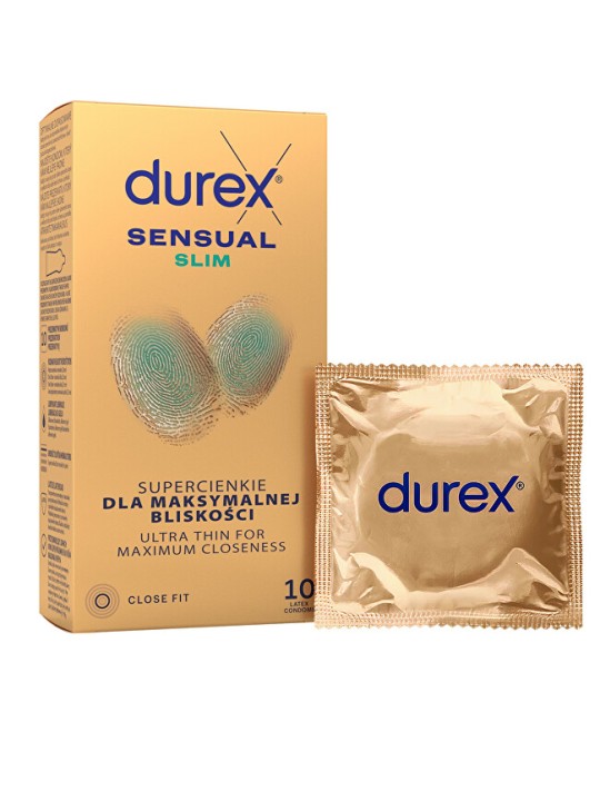 Durex Preservativi Sensual Slim - 10 pezzi