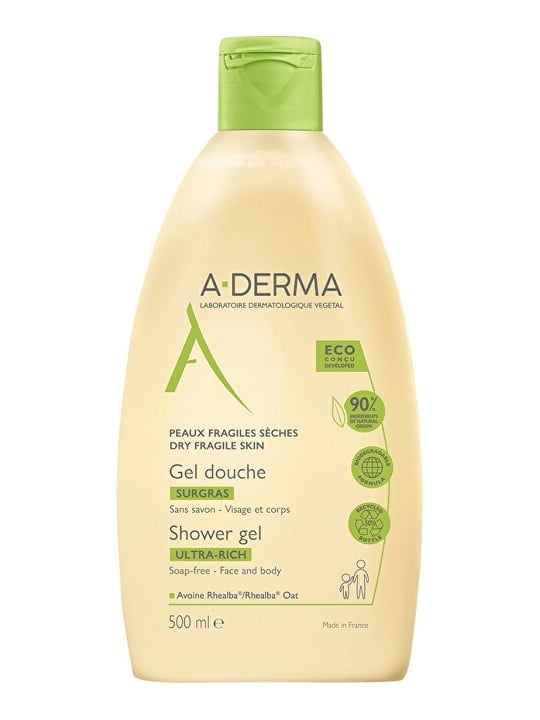A-Derma Ultra Rich Shower Gel - Gel doccia 500ml donna