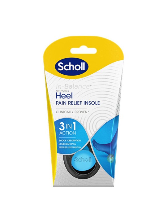 Scholl Solette ortopediche In-Balance Heel, solette antidolorifiche, 1 paio - Variante: piccola unisex Scholl www.essenzetotalst
