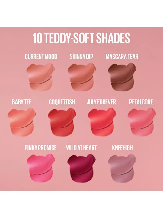 Rossetto Maybelline Super Stay Teddy Tint 5ml donna 100 Kitten Heel