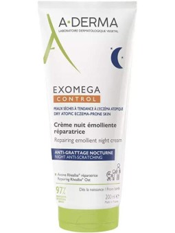 Crema notte emolliente viso A-Derma Exomega Control 200ml