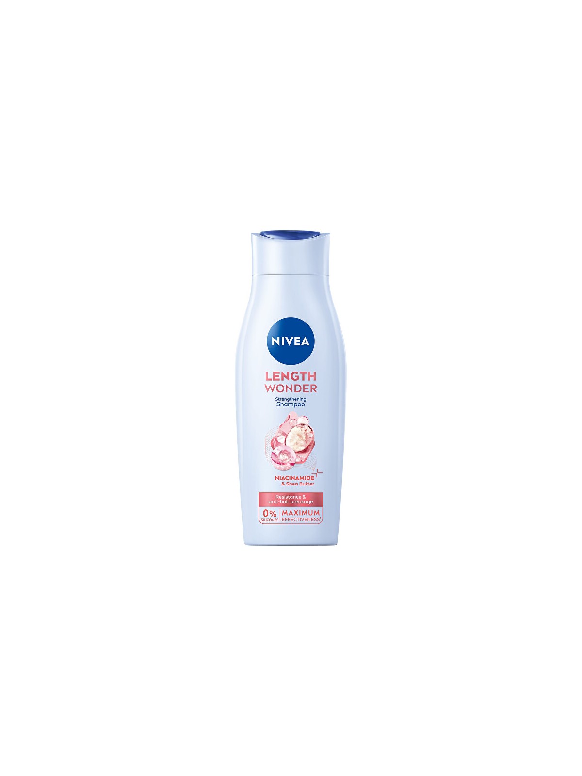 Nivea Length Wonder Strengthening Shampoo - Shampoo rinforzante con burro di karité 400ml donna