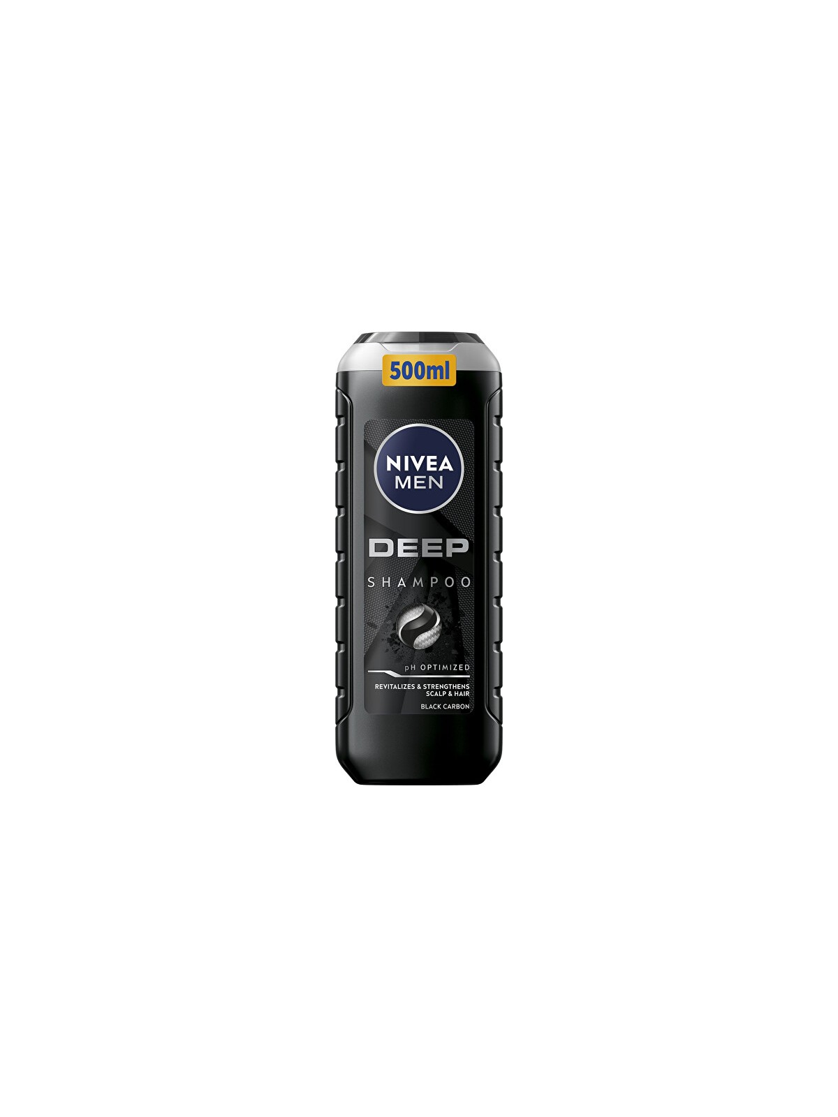 Nivea Men Deep Shampoo - Shampoo rivitalizzante per capelli e cuoio capelluto grassi 500ml uomo