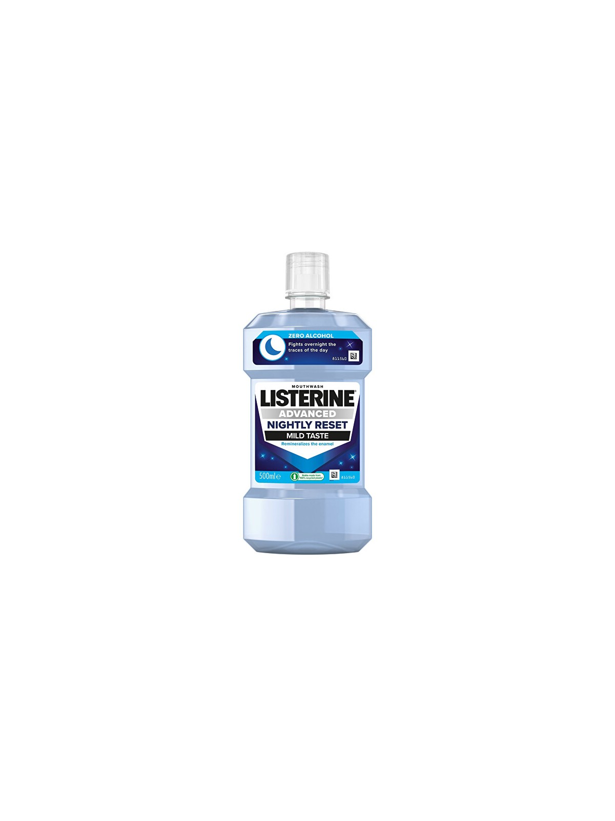 Collutorio Listerine Advanced Nightly Reset dal gusto delicato - acqua frizzante 500 ml donna