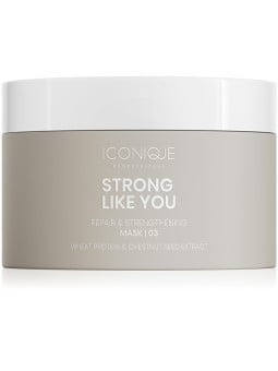 ICONIQUE Professional Maschera per capelli danneggiati Strong Like You Maschera riparatrice e rinforzante 50 ml donna