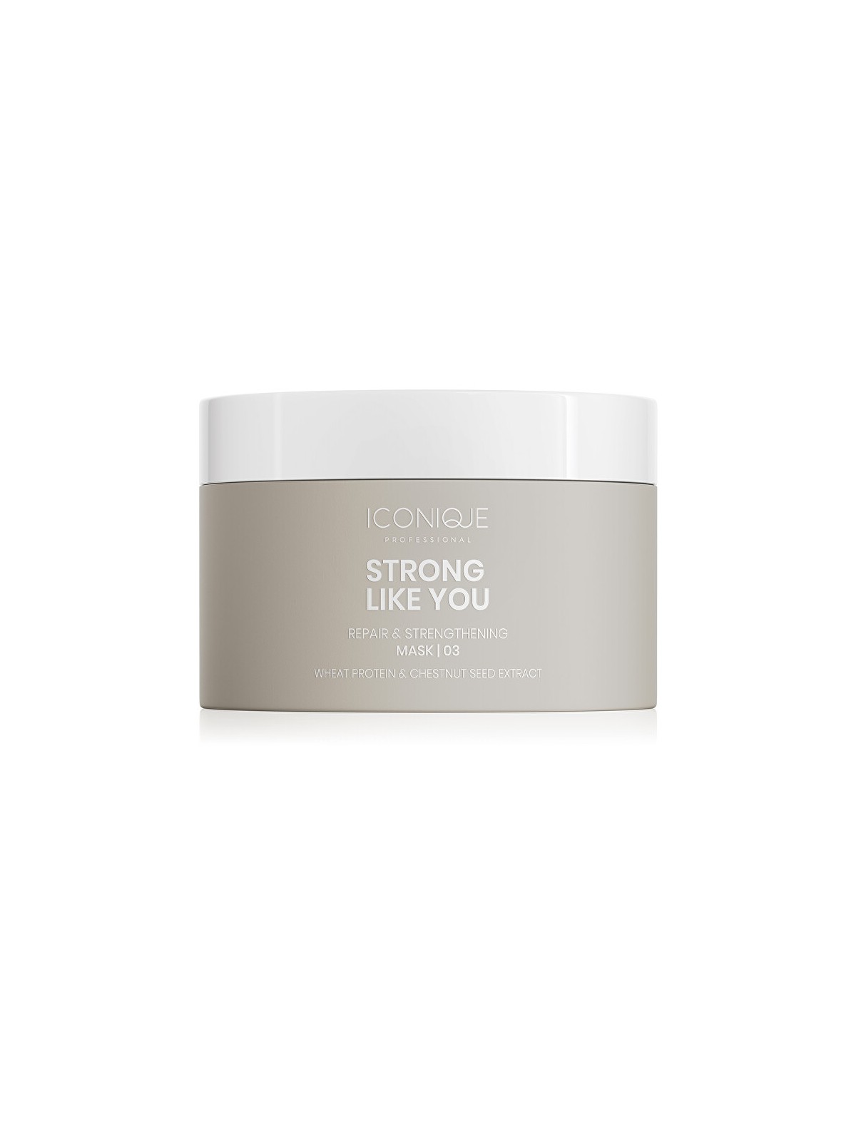 ICONIQUE Professional Maschera per capelli danneggiati Strong Like You Maschera riparatrice e rinforzante 50 ml donna
