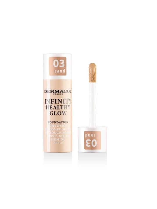 Fondotinta Dermacol Infinity Healthy Glow - Trucco illuminante leggero 20 g donna 01 FAIR