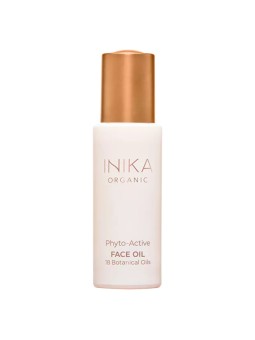 Inika Organic Phyto-Active Face Oil - Olio viso con piante uccelli 30ml donna