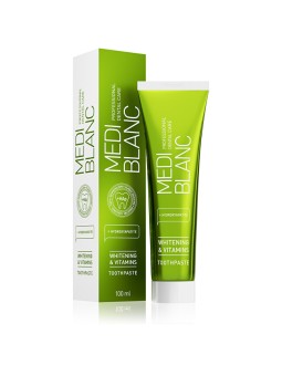 MEDIBLANC Dentifricio Sbiancante e Vitamine - Dentifricio B?lic con vitamine 100ml donna