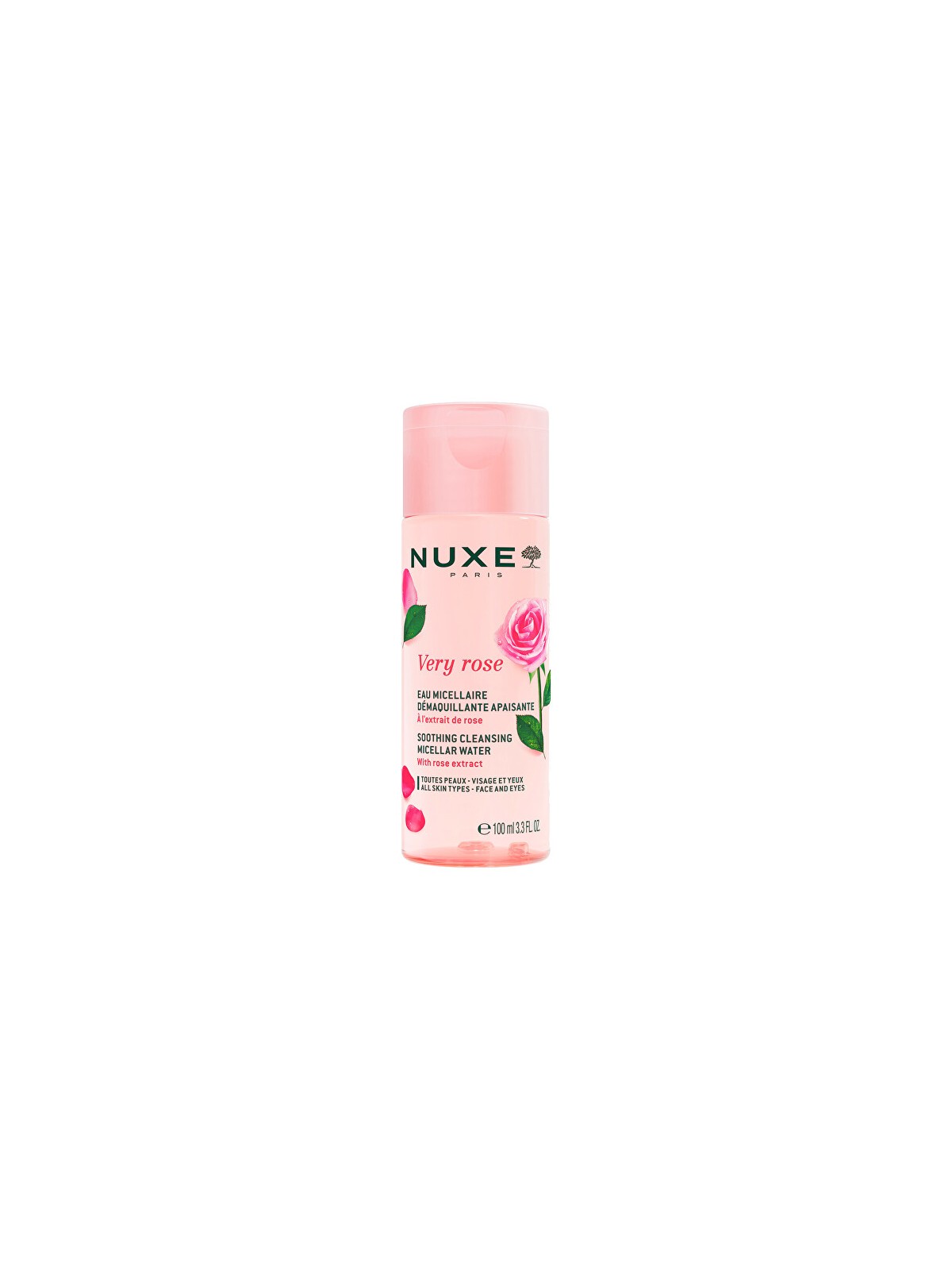 Nuxe Very Rose Soothing Micellar Water - Acqua micellare lenitiva per viso e occhi 100ml donna