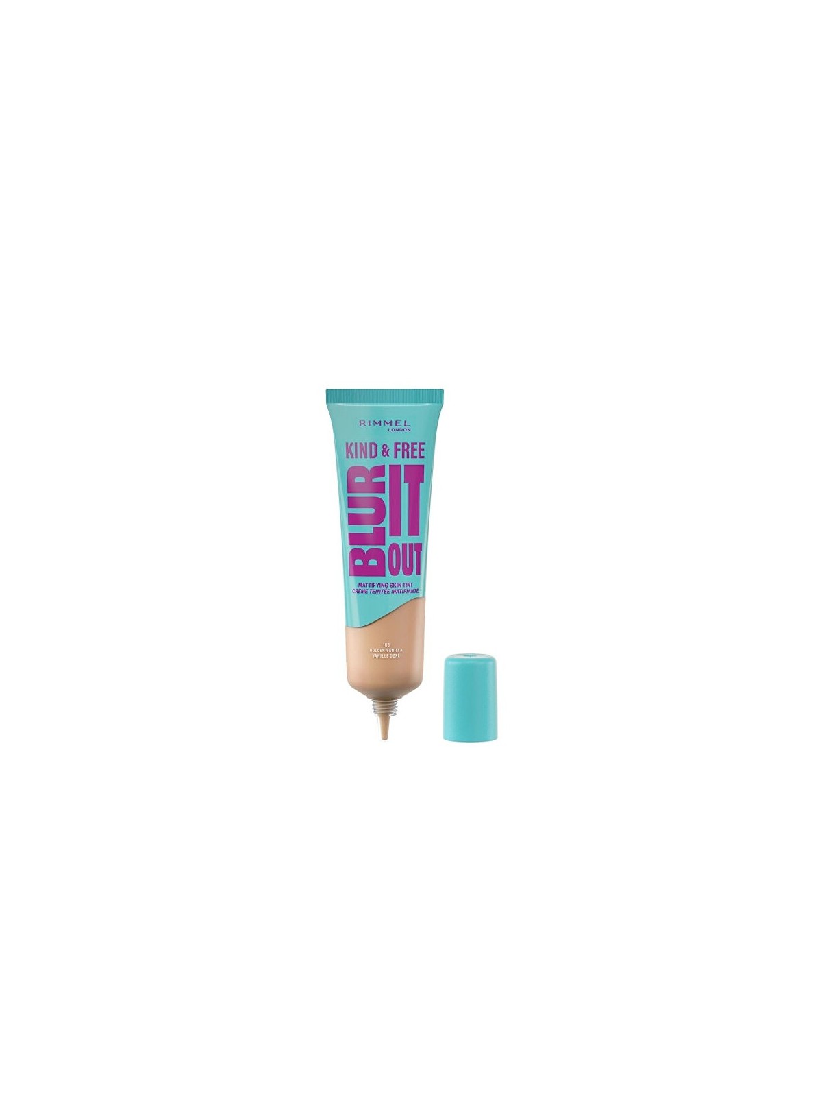 Rimmel Kind & Free Blur It Out Mattifying Skin Tint - Trucco opacizzante leggero per pelli grasse? 30ml donna 82