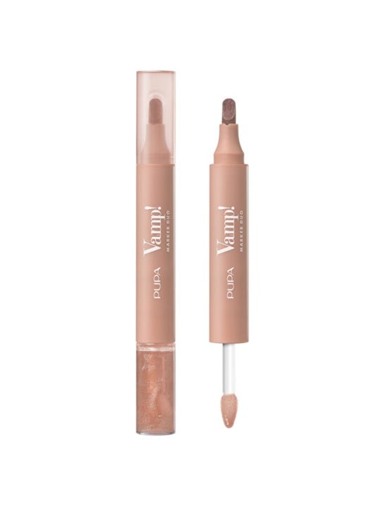 Booty Vamp! Marker Duo - Lucidalabbra fissante e oleoso 2 in 1 4ml donna 008 Sorbetto all'arancia