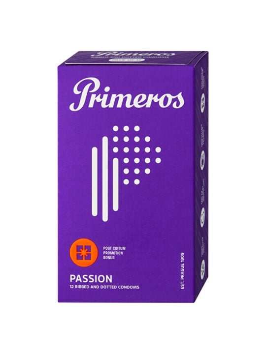 Primeros Preservativi Passion - Confezione da 12 pezzi uomo