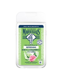 Le Petit Marseillais Gel doccia extra delicato Rosa bio e cetriolo bio unisex 250ml