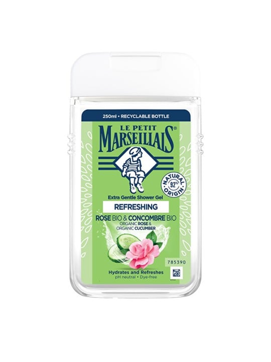 Le Petit Marseillais Gel doccia extra delicato Rosa bio e cetriolo bio unisex 250ml