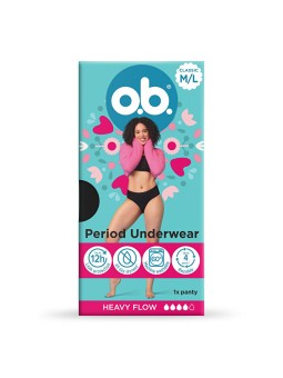 Mutandine mestruali Ob XS/S 1 pezzo donna