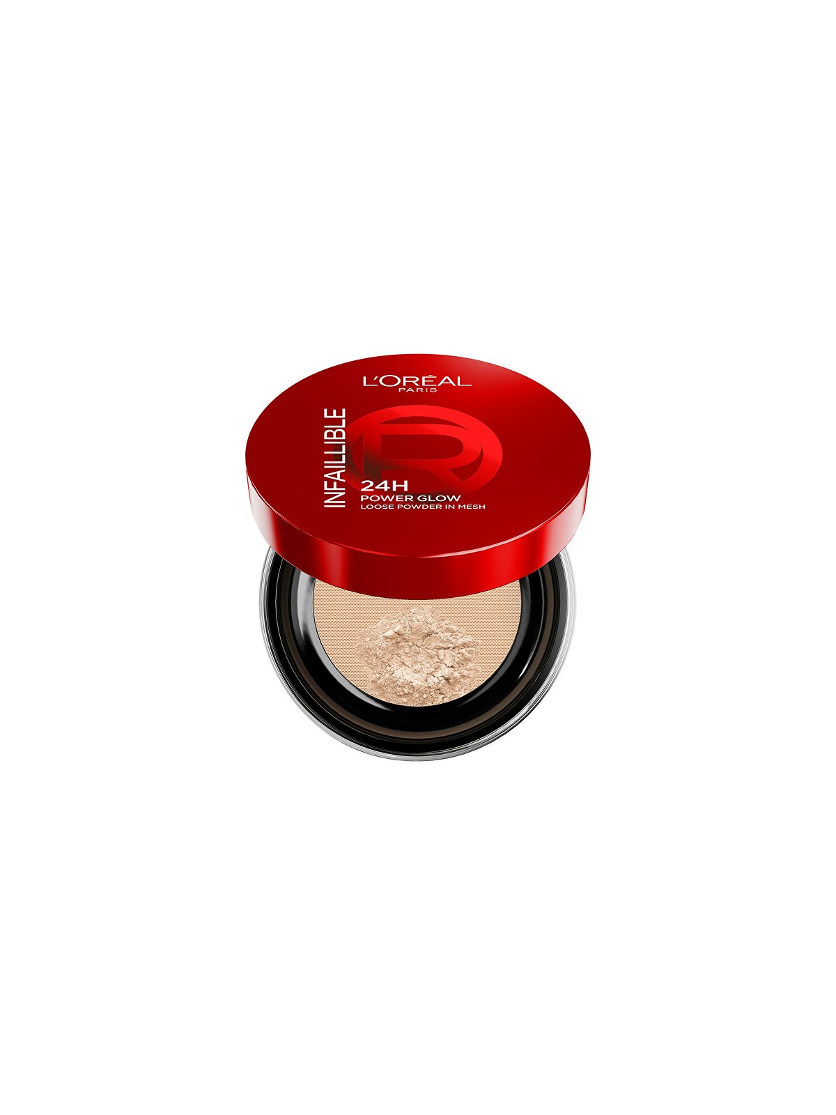 L'Oréal H Power Glow Loose Powder - Cipria illuminante 24 10 g donna Medium