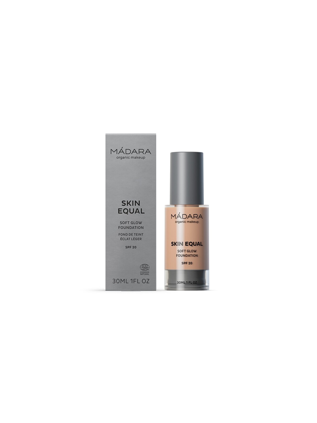 MDARA base morbida per la pelle con luce soffusa spf15 30 avorio rosa 30ml donna