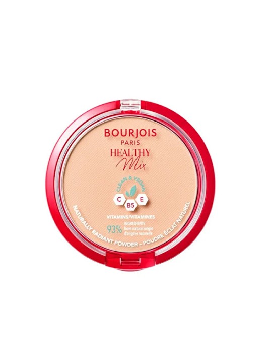 Bourjois Healthy Mix Clean Vegan Polvere Naturalmente Radiante 10 g donna 03 Rose Beige