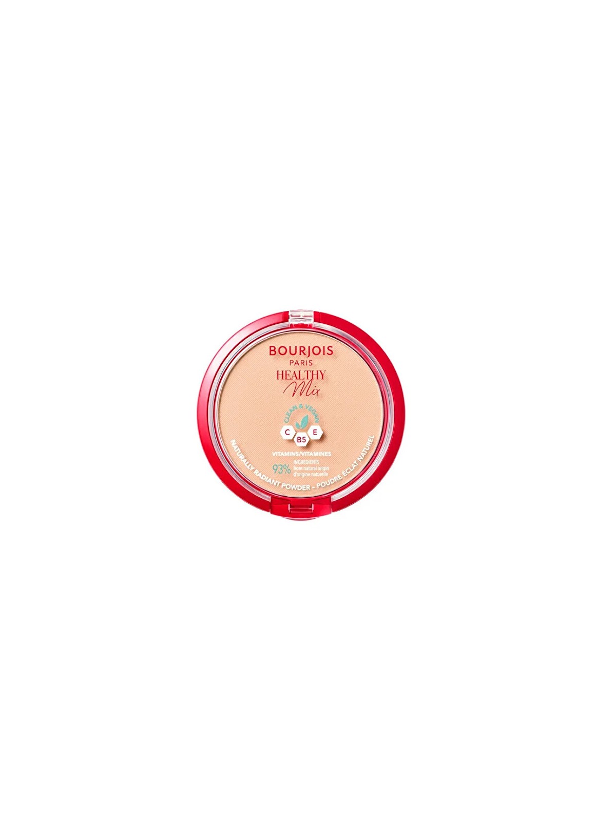 Bourjois Healthy Mix Clean Vegan Polvere Naturalmente Radiante 10 g donna 03 Rose Beige