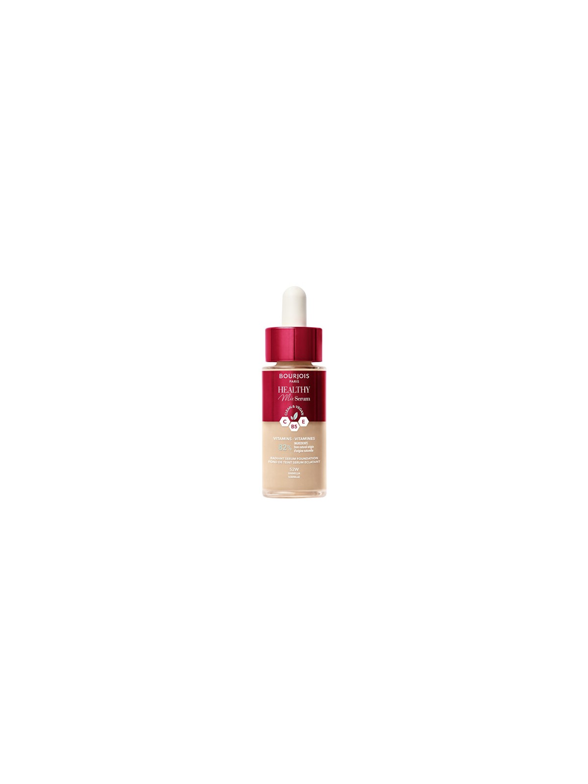 Bourjois Fondotinta Healthy Mix Clean Vegan Serum 30 ml donna 54N Beige