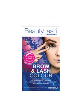 Refectocil Kit per la colorazione di sopracciglia e ciglia BEAUTYLASH BROW & LASH COLOUR n.Marrone Scuro 1 unità unisex