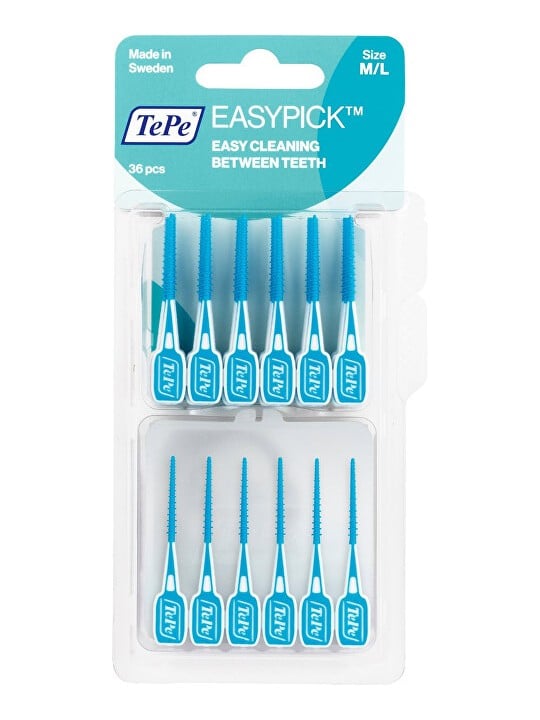 TEPE EasyPick Spazzolinistuzzicadenti interdentali con custodia ML Blu 36pz