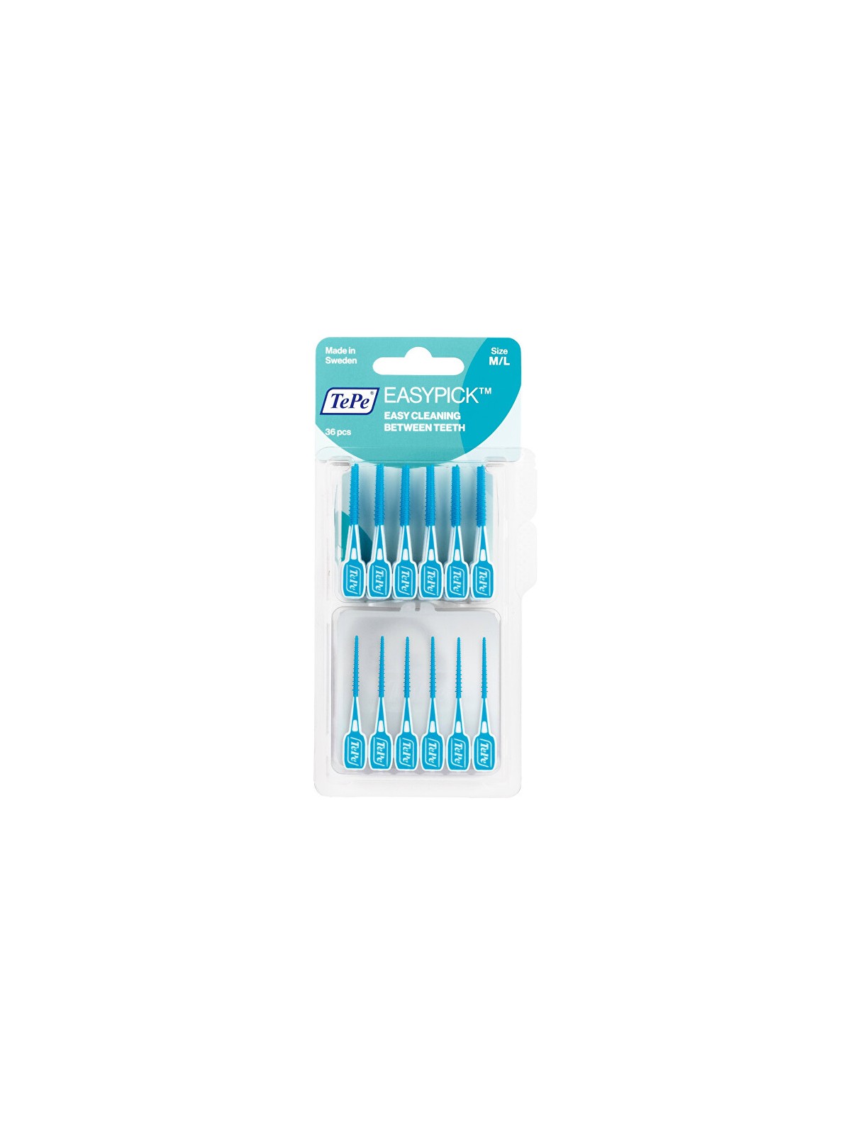 TEPE EasyPick Spazzolinistuzzicadenti interdentali con custodia ML Blu 36pz