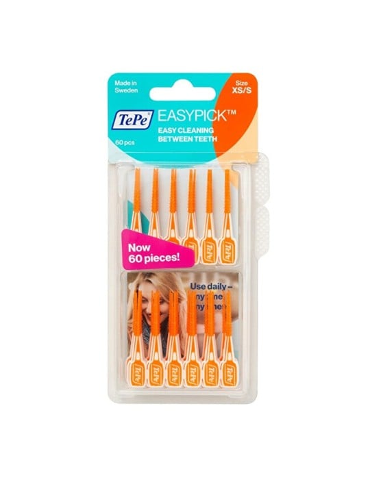 TEPE EasyPick Spazzolinistuzzicadenti interdentali con custodia XSS Arancione 36pz
