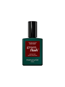 Manucurist Smalto per unghie in gel LED verde flash, bianco latte, 15ml
