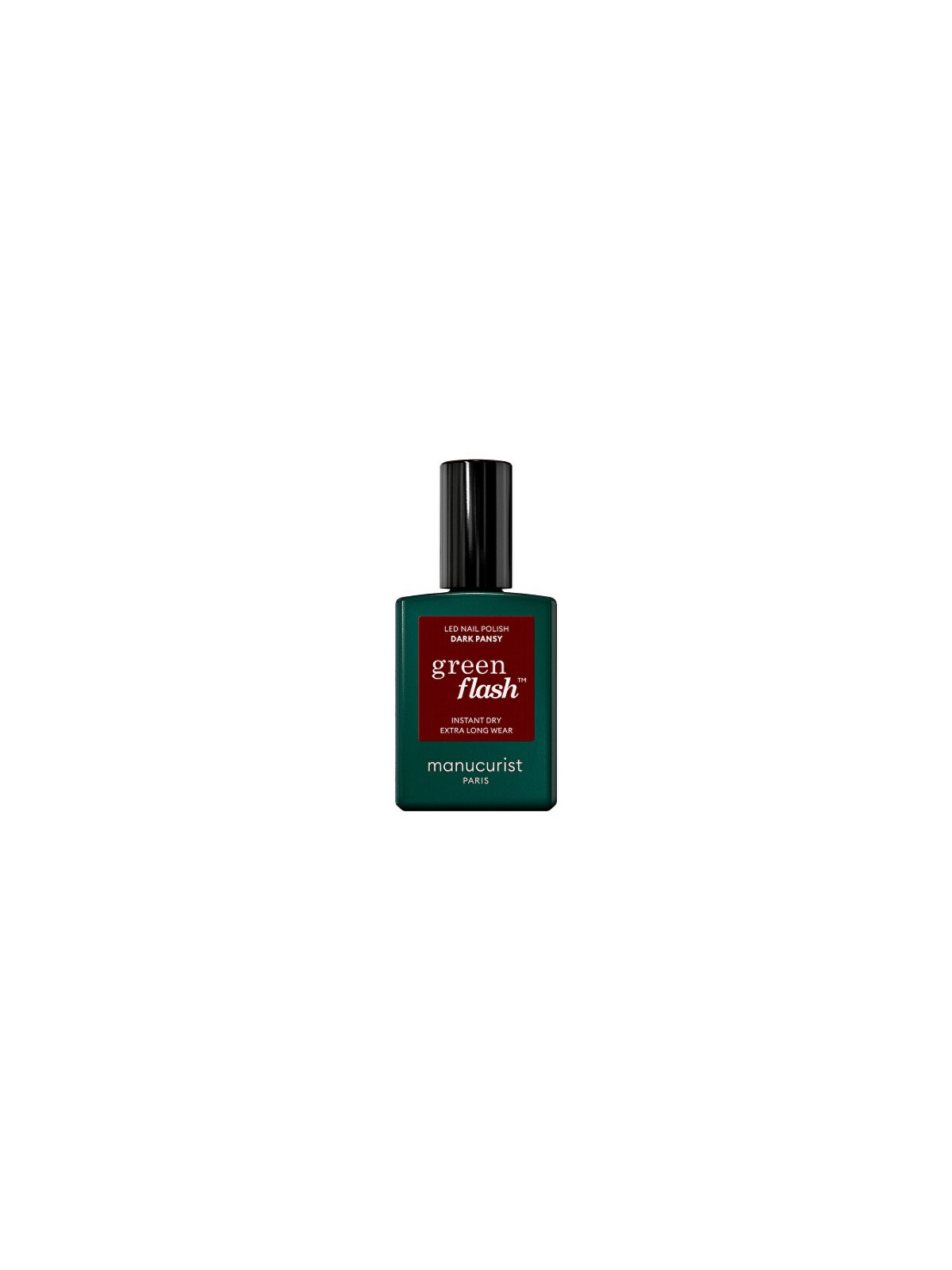 Manucurist Smalto per unghie in gel LED verde flash, bianco latte, 15ml