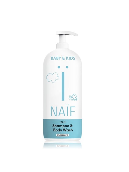 Naif Shampoo e Bagnoschiuma - Gel e shampoo 2 in 1 Myc per bambini e neonati 0 ml donna 500 ml