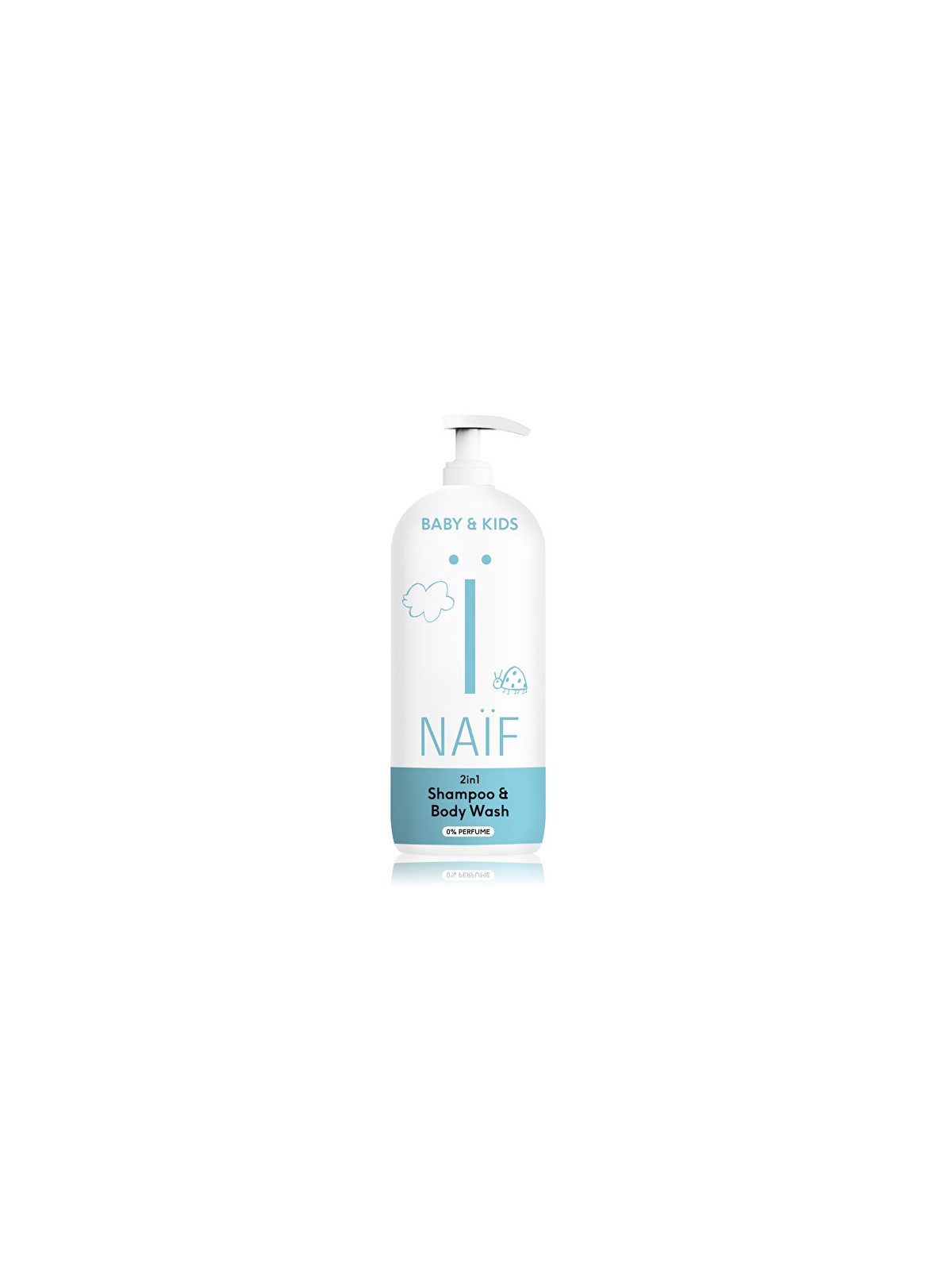 Naif Shampoo e Bagnoschiuma - Gel e shampoo 2 in 1 Myc per bambini e neonati 0 ml donna 500 ml