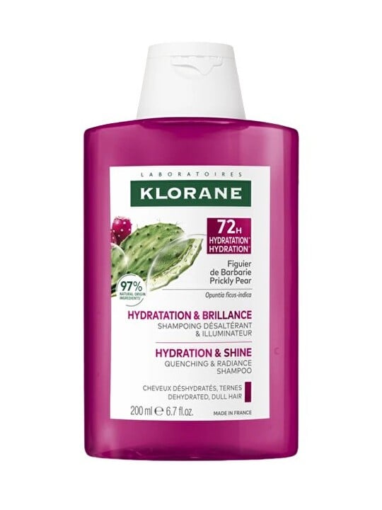 Shampoo Klorane 72H Idratazione e Lucentezza - shampoo con olivello spinoso 200ml donna
