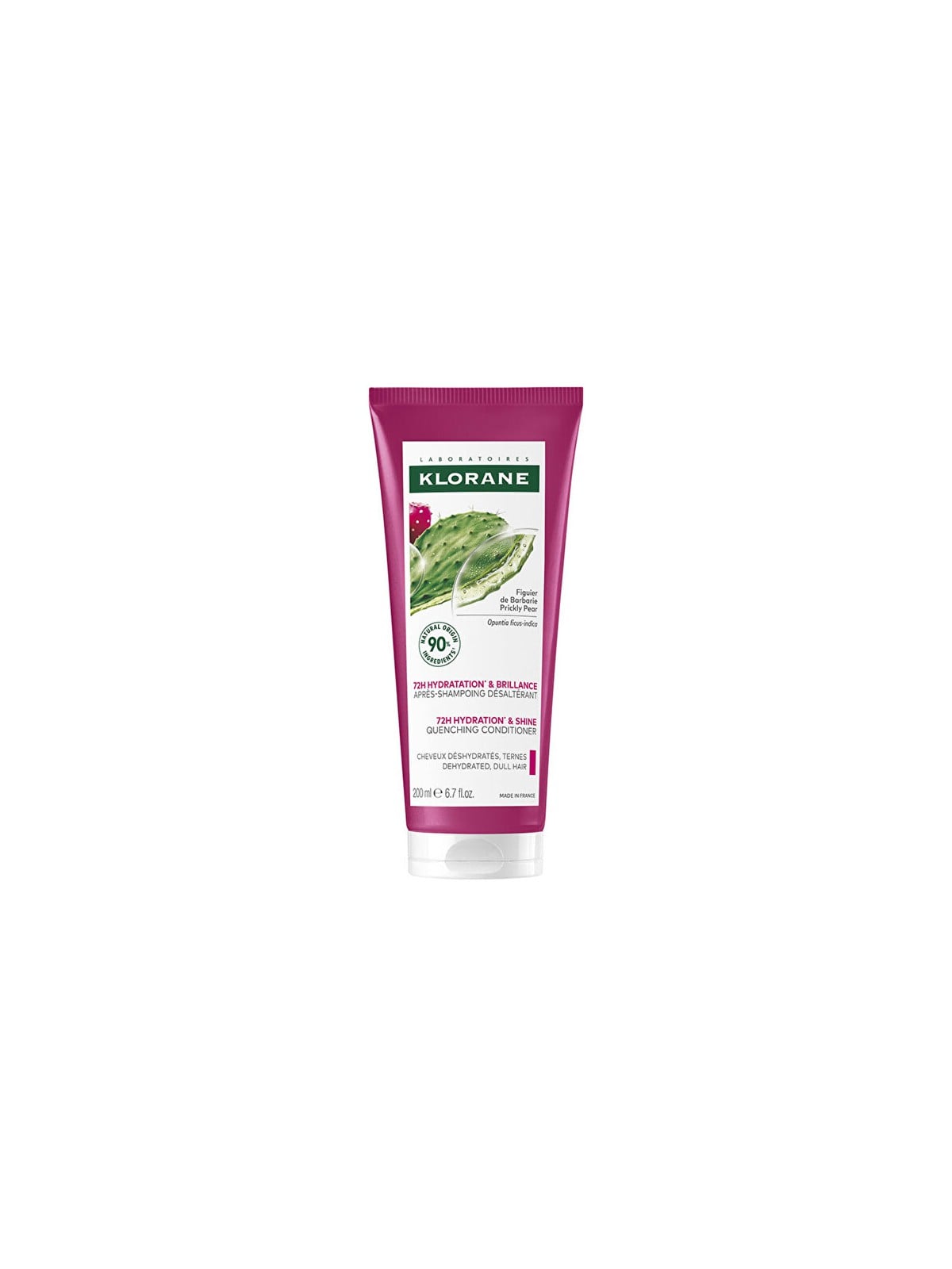 Klorane Balsamo Idratazione e Lucentezza 72H - Balsamo con fico d'India 200ml donna