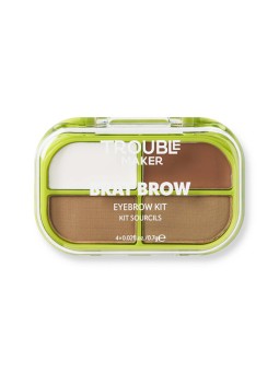 Trouble Maker Kit per sopracciglia Brat Brow - Tonalità: Marrone chiaro donna