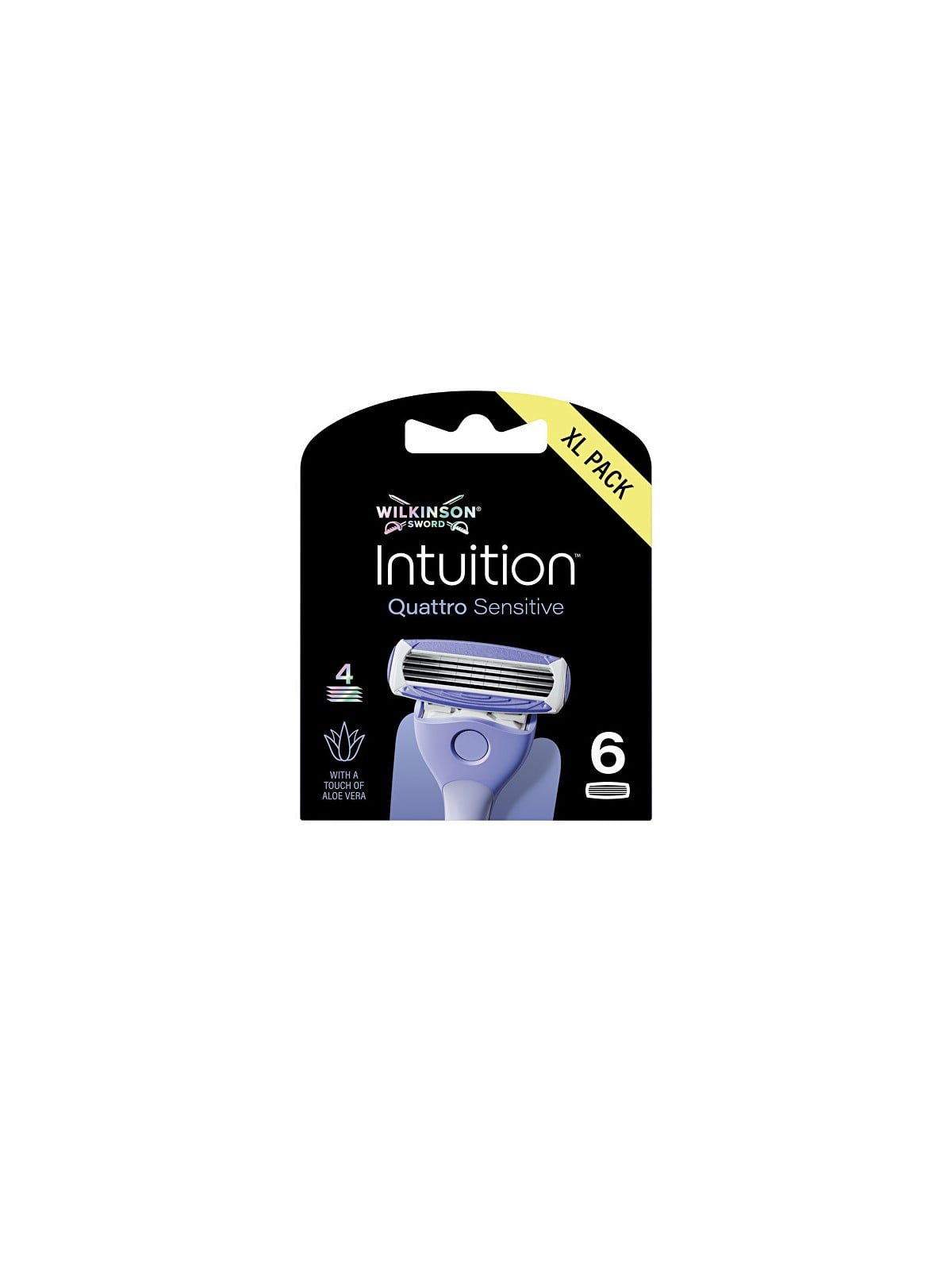 Wilkinson Lame di ricambio Sword Intuition Quattro Sensitive per donna, 6 pezzi.