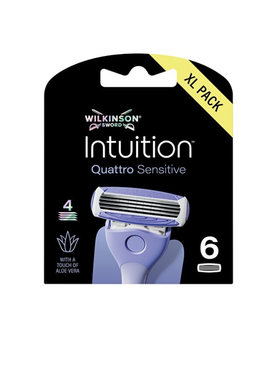 Wilkinson Lama Sword Intuition Quattro Sensitive Blade, 3 pezzi.