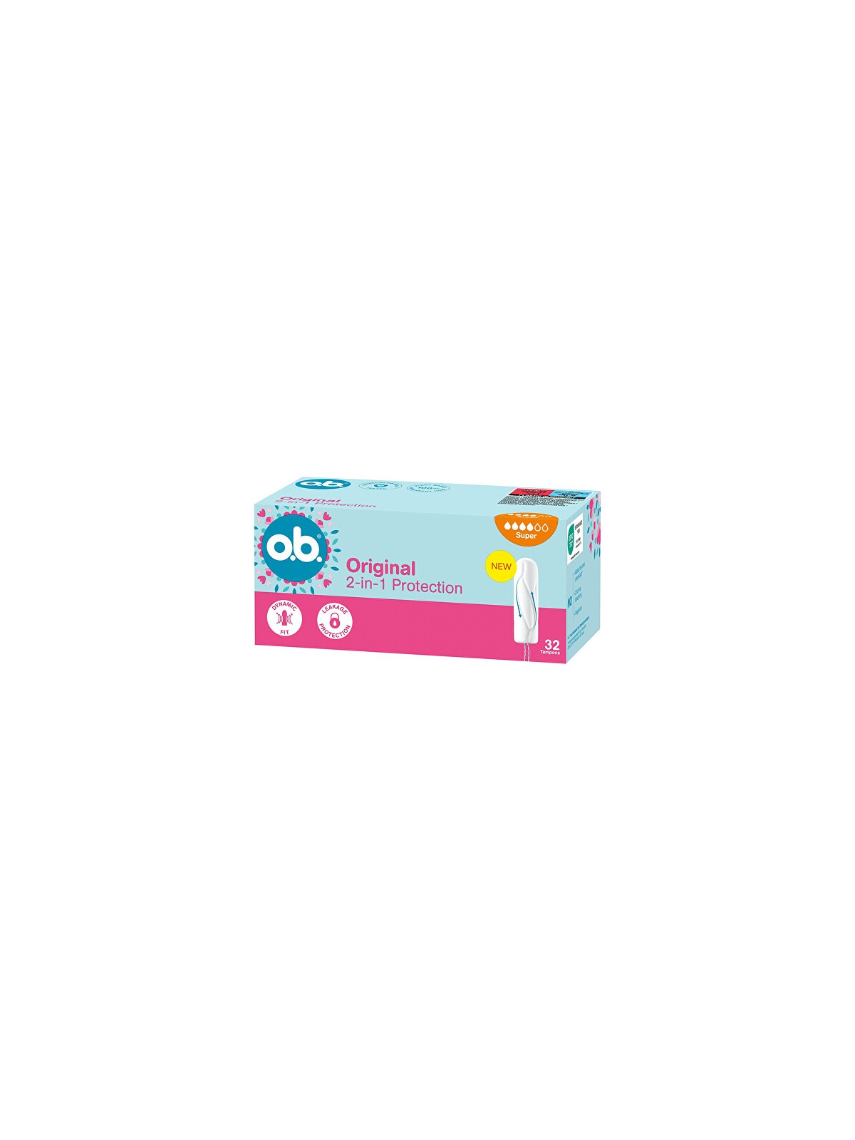 O.b. Tamponi super, 32 pezzi.